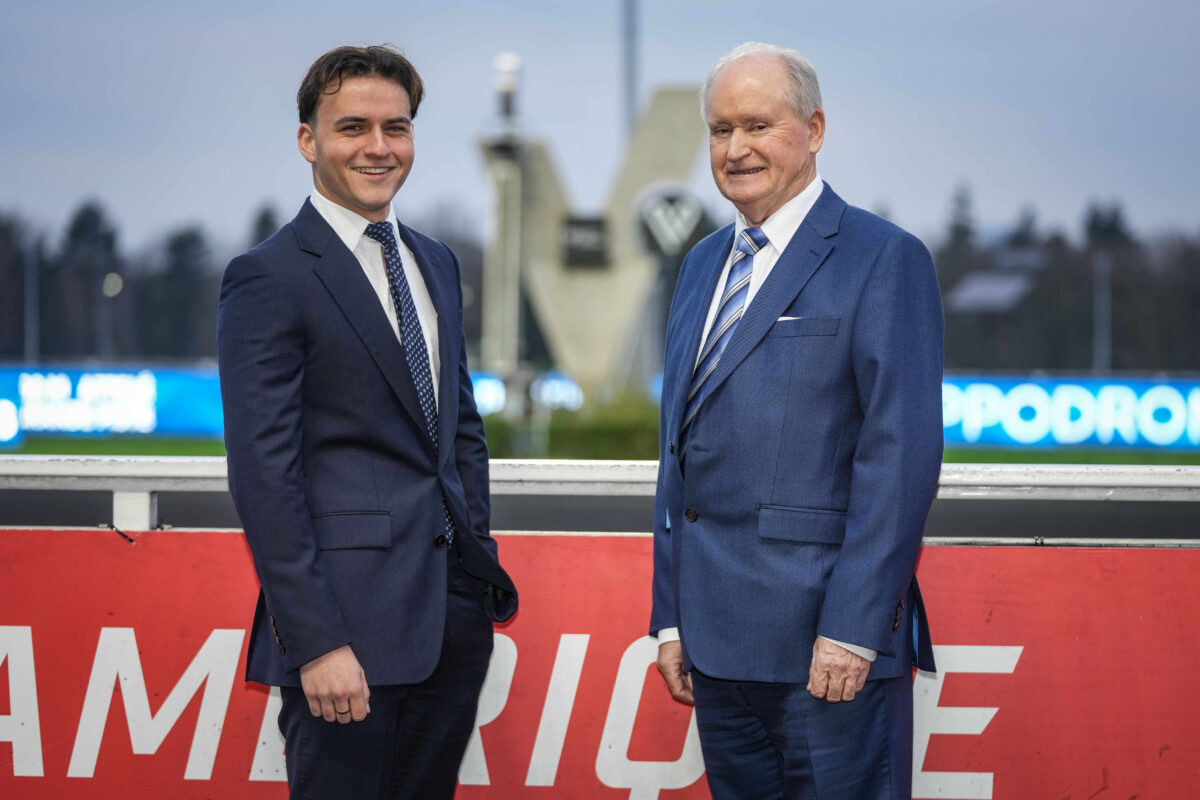 Didier Louis avec son petit fils sacha Guyot